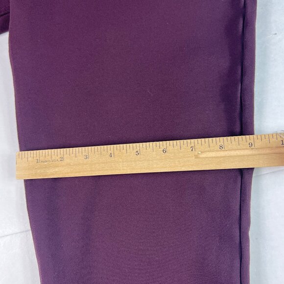 Spanx Pants Women's 36x28* Ponte Slim Straight High Rise Purple Stretch Tag XXL - Picture 13 of 16
